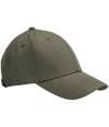 BB801 B801 Beechfield EarthAware® Organic Cotton Canvas 6 Panel Cap Olive Green colour image